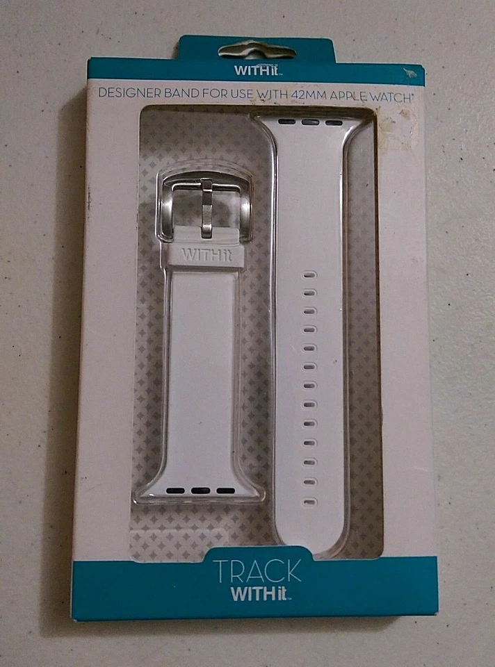 WITHIT DESIGNER Band for Use With 42mm Apple Watch White