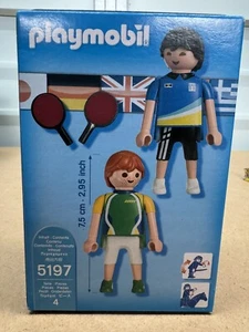 Rare Playmobil Sports And Action 5197 Table Tennis 2011 New And Sealed - Picture 1 of 11
