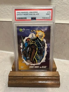 1992 Marvel Universe Impel GHOST RIDER AND BLAZE #79 Mint PSA 9 - Picture 1 of 2