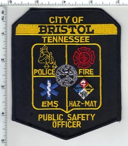 Bristol Public Safety Officer (Tennessee) 1st Issue Shoulder Patch - Picture 1 of 1