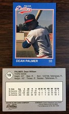 1989 Grand Slam TULSA DRILLERS-Rangers #19 DEAN PALMER EX/M Card  G7105306