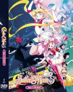 SAILOR MOON SEASON 4:SUPER S VOL.1-39 END ANIME DVD ENGLISH DUBBED^REGION ALL - Imagen 1 de 7