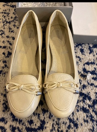 New with box beige Trulisa belgian moc by rockport with adiprene tech by adidas