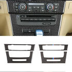 M-Sport Carbon Fiber Console Air Condition CD Panel Trim for BMW E90 E92 E93