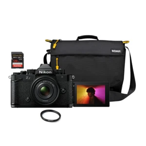 Nikon Z f Mirrorless Camera with 40mm Lens with Messenger Camera Bag Bundle - Picture 1 of 6