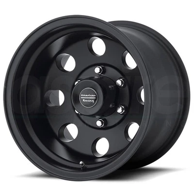 One 15x10 American Racing Ar172 Baja 5x114.3 -43 Satin Black Wheel Rim 83.06 - Image 1 of 3