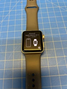 Apple Watch Series 3 38mm Gold Aluminum GPS + Cellular [Watch Only, READ DESC.] - Picture 1 of 7