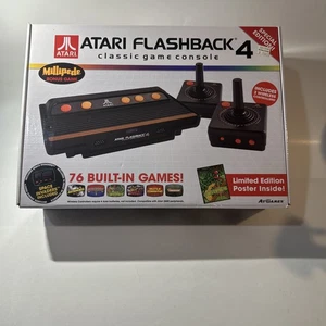 Atari Flashback 4 Classic Retro Video Game Console 75 Games w/ Centipede Poster - Picture 1 of 4