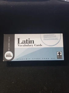 Latin Vocabulary Cards Visual Education Academic Study Card Set VIS-ED - VG - Imagen 1 de 3
