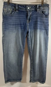 Vigoss Women's Jeans Size 14 Blue Capri Heritage Fit - Picture 1 of 12