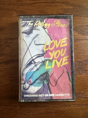 THE ROLLING STONES Love You Live 1986 CASSETTE Album Rolling Stones Records 77 - Image 1 of 4