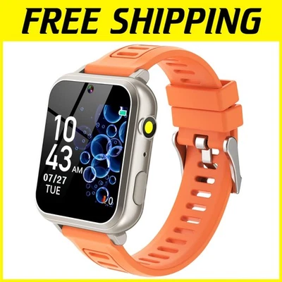 Reloj inteligente multifuncional para niños - plateado/naranja Foto 1 de 4