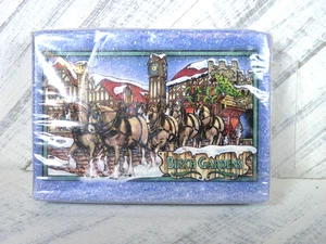 Tarjetas de Navidad Busch Gardens Clydesdales - Nuevas Precintadas - L5 - Imagen 1 de 5