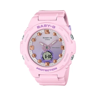CASIO Baby-G Baby G BGA-320 Series Beach Design BGA-320-4A Pink Watch Women - Image 1 of 3
