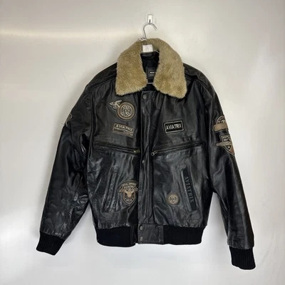 Aviatrix Vintage Us Air Force Pilot Leather Jacket Men’s Size Uk Medium  - Image 1 of 4