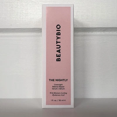 BeautyBio THE NIGHTLY Suero Reparador de Retinol durante la Noche 1 fl oz NUEVO Sellado Precio de venta sugerido por el fabricante $95 Foto 1 de 4