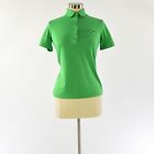 80s Vintage David Smith Green Polo Shirt Womens 38