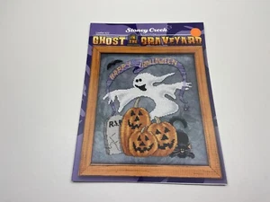Stoney Creek Ghost On The Graveyard Halloween Counted Cross Stitch Pattern 8P - Picture 1 of 3