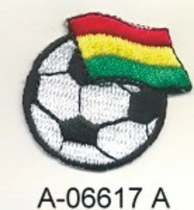 Parche bordado de fútbol ghanés bandera de Ghana - Imagen 1 de 1