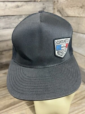 Винтажная черная бейсболка Huntington S и S от Yupoong как есть редкая! - Изображение 1 из 4