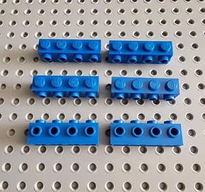 LEGO Convertidor Bloque de Construcción 1x4 Botones Laterales Azul Blue Modified brick 30414 R3 - Imagen 1 de 1