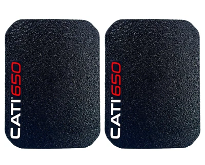 CATI ARMOR 3+ CATI650 AR650 Steel Plates Base Coated 6x8 PAIR side plates curved