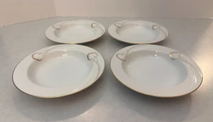 Set of (4) - Mikasa Candlelight Gold - 9" Rimmed Pasta Soup Bowls - Picture 1 of 6