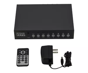 InstallerCCTV 4CH Color Video Quad Multiplexer w/Loop DVR Camera Video Processor - Picture 1 of 6