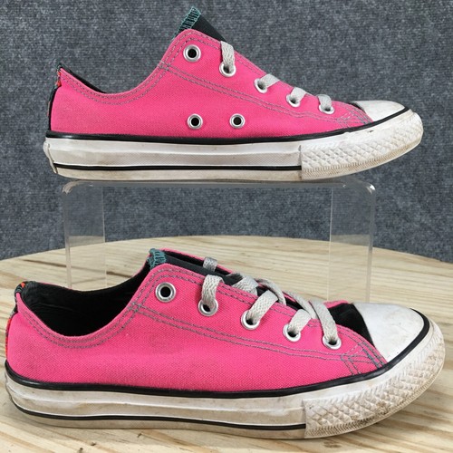 Scarpe Converse Junior 2 Chuck Taylor All Star Doppia Lingua Rosa Bue Basse 654226F