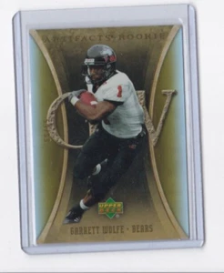 GARRETT WOLFE 2007 UPPER DECK ARTIFACTS GOLD PARALLEL ROOKIE-#'D/99-SHIPS FREE - Picture 1 of 22