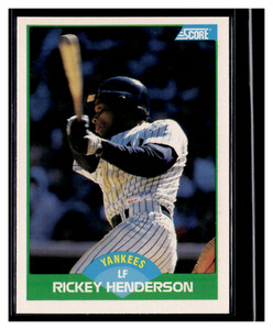 1989 Score  #70 Rickey Henderson