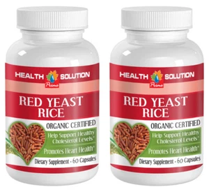 Cardiovascular health supplement - RED YEAST RICE 600MG 2B - red yeast pills - Picture 1 of 12