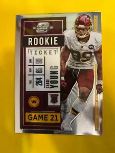 DA71805 2020 Panini Contenders Optic #67 Chase Young novato a control remoto - Imagen 1 de 2