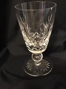 Vintage Footed Glass Diamond Fan Crystal Parfait Juice Champagne - Picture 1 of 6