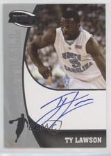 2009 Press Pass Fusion Signatures Silver Ty Lawson #SS-TL Rookie Auto RC