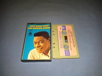NAT KING COLE THE DEFINITE ALBUM CASSETTE TAPE ALBUM - Image 1 of 2