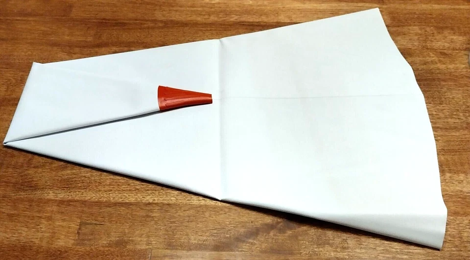 Food Service+ Home Reusable Plastic Coated Canvas Reinforced Tips 24" Pastry Bag - Image 1 of 4