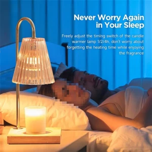 Room Melting Wax Lamp Aromatherapy Candle Warmer Night Lights Table Light Remote - Picture 1 of 7