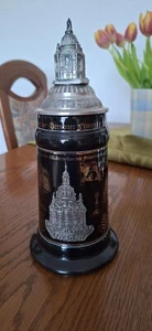 Limitierter Zierkrug aus Porzellan mit Deckel "Dresdener Frauenkirche" - Bild 1 von 2