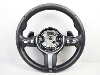 BMW 2/3/4 F30 F32 F36 F22 F31 M VOLANTE DEPORTIVO TÉRMICO CON PALANCAS DE CAMBIO FABRICANTE ORIGINAL 🚗 Foto 1 de 4