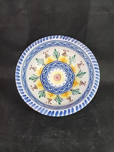 De La Cal Barreira Puente Pottery signed and numbered 18 colorful bowl Spain - Picture 1 of 4