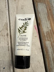 Codi Nourishing Hand & Body Olive Lotion 100ml/3.3 oz for Dry Skin SEALED - Picture 1 of 9