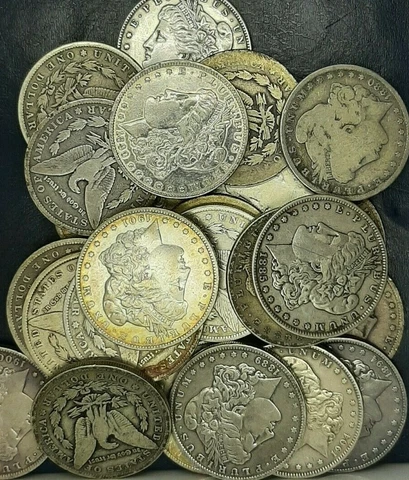 MORGAN SILVER DOLLARS $1 90% SILVER RANDOM DATES PRE 1921 Cover