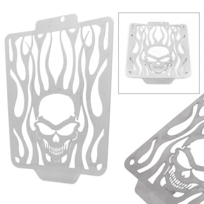 Cubierta protectora de rejilla de radiador Skull Flames para Suzuki Boulevard M109R 2006-2014 Foto 1 de 4