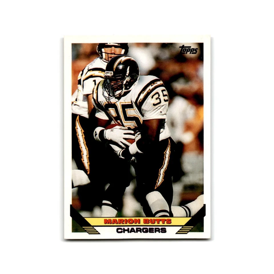 1993 Topps Marion Butts San Diego Chargers #196 - Image 1 of 3