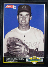 1991 Score The Franchise Ryne Sandberg Baseball Card #862