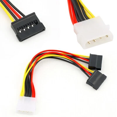 MOLEX CONVERTITORE SATA IDE SATA CONNETTORE 4 PIN CAVO ADATTATORE HARD DISK ta - Immagine 1 di 4