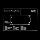 KAISH Acrylic Humbucker Pickup Routing Template for Guitar Body/Pickguard Rout