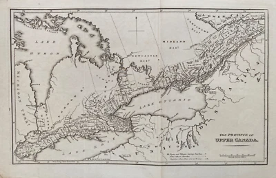 1830 Antique Map; Province of Upper Canada - Image 1 of 4
