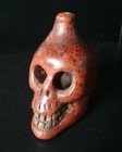 Death Whistle, Loud, Real, Aztec, Red, Original, Medium Size, Hand Crafted.